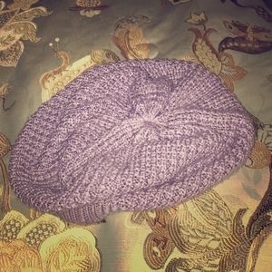 Pastel purple beanie